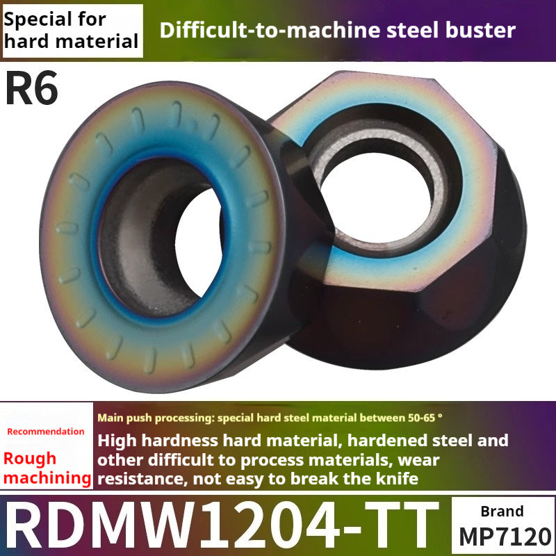 2036-CNC milling inserts, RPMW carbide R5 machining center, R4 milling machine, R6 milling inserts, RPMT round cutter cutters Shandong Denso Pricision Tools Co.,Ltd.